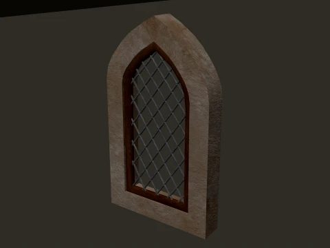 Medieval Windows Pack 4K PBR 3D Model