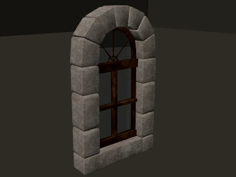 Medieval Windows Pack 4K PBR 3D Model