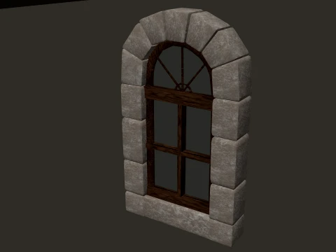 Medieval Windows Pack 4K PBR 3D Model