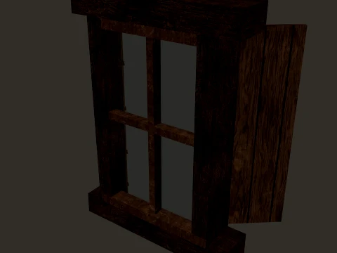 Medieval Windows Pack 4K PBR 3D Model