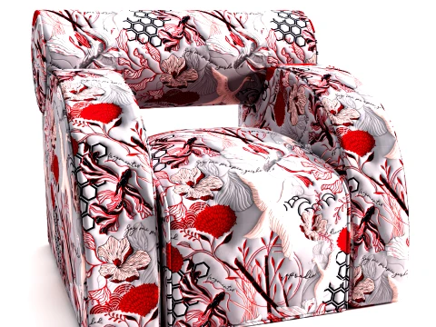 Armchair Holo 3D Model
