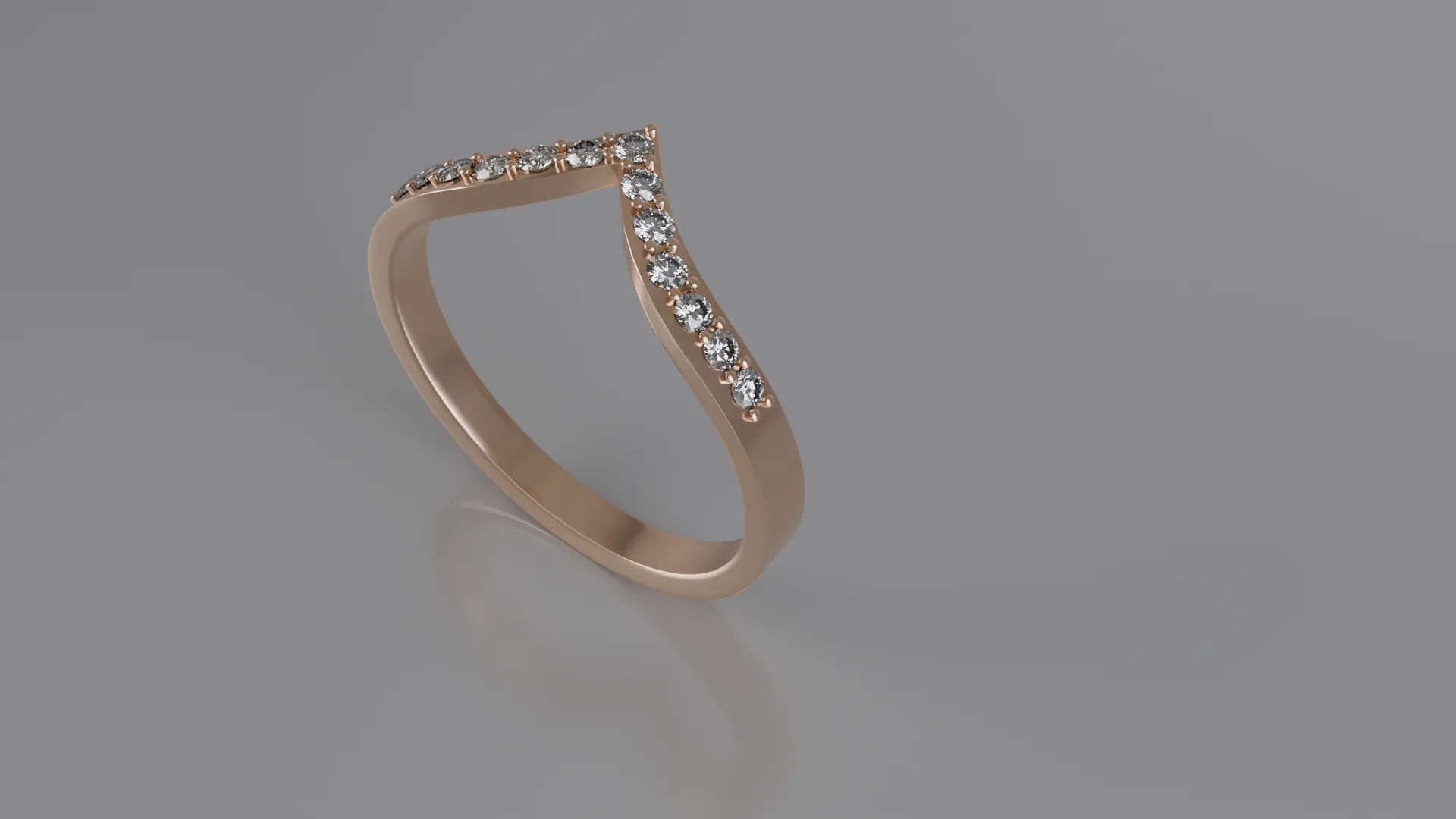Pırlanta Y&uuml;z&uuml;k 3D Yazdırılabilir Takı Modeli 3D Baskı Modeli .c4d .max .obj .3ds .fbx .stl .blend 