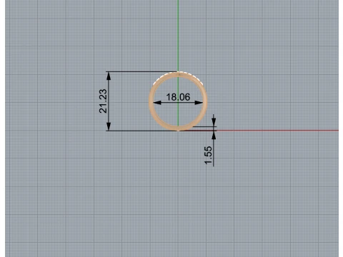 Pırlanta Y&uuml;z&uuml;k 3D Yazdırılabilir Takı Modeli 3D Baskı Modeli