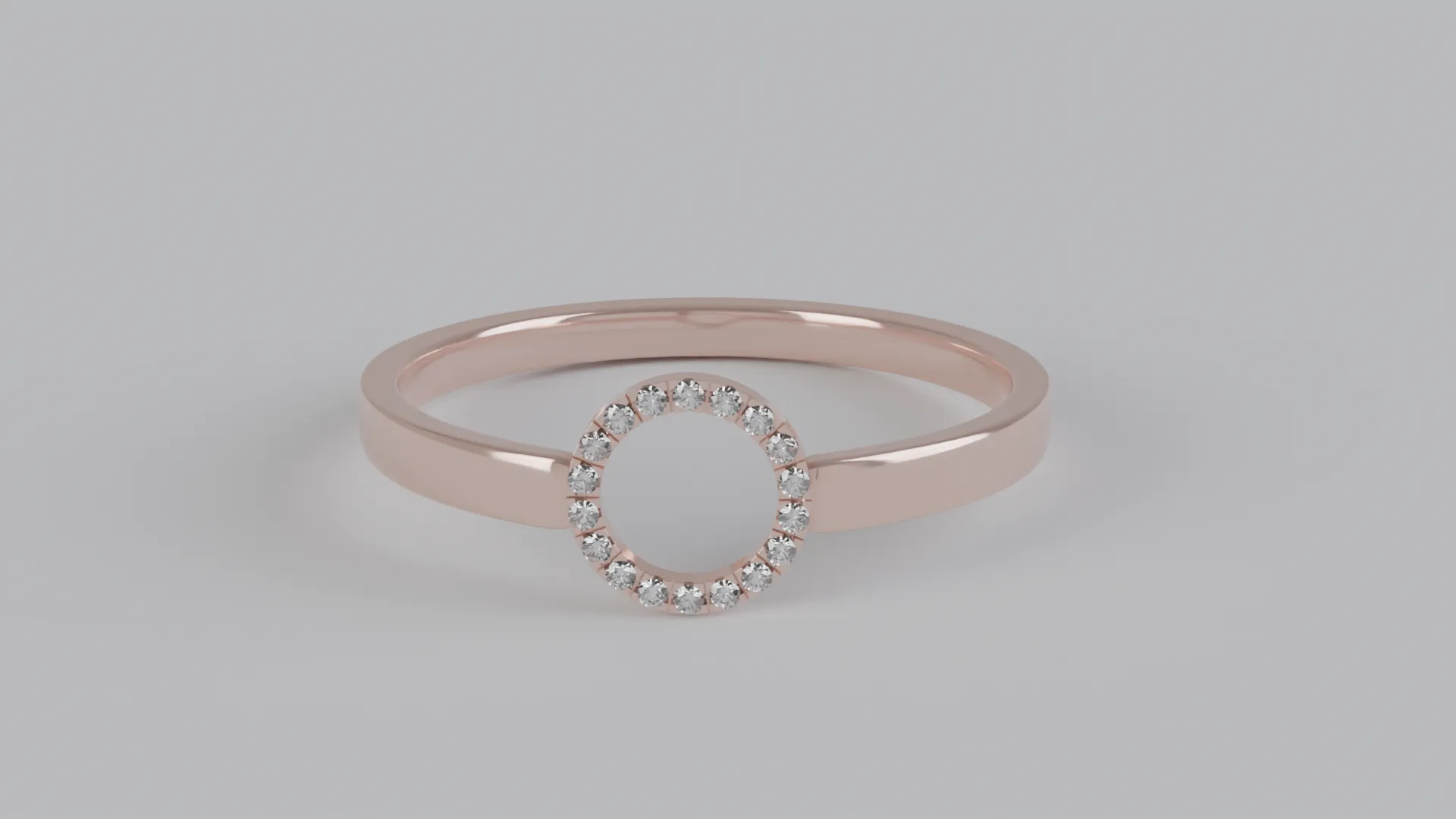 Diamond Ring 3d printable model 3D Print Model .c4d .max .obj .3ds .fbx .stl .blend 