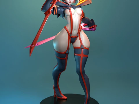 Ryuko Matoi from Kill la Kill 3D Print Model
