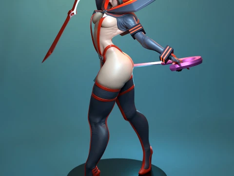Ryuko Matoi from Kill la Kill 3D Print Model
