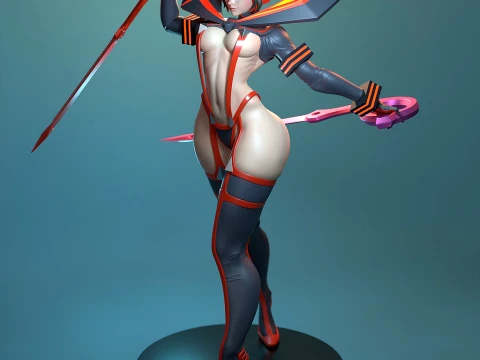 Ryuko Matoi from Kill la Kill 3D Print Model