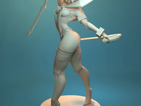 Ryuko Matoi from Kill la Kill 3D Print Model