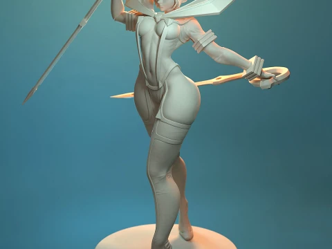 Ryuko Matoi from Kill la Kill 3D Print Model