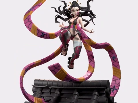 Daki - Demon Slayer Kimetsu no Yaiba 3D Print Model
