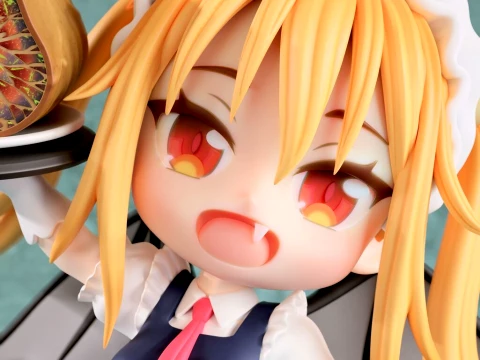 Chibi Tohru 3D Print Model