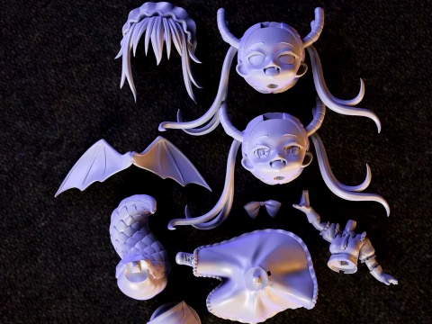 Chibi Tohru 3D Print Model