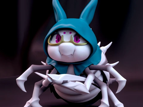 Chibi Spiders 3D Print Model