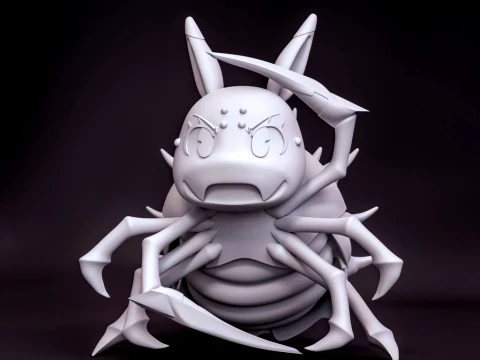 Chibi Spiders 3D Print Model