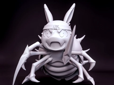 Chibi Spiders 3D Print Model