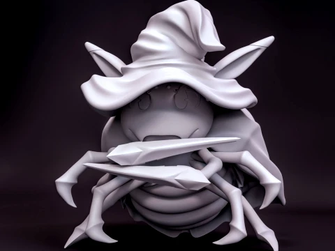 Chibi Spiders 3D Print Model