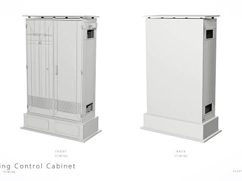 Electrical Utility Transformer Box Pack 3D Model