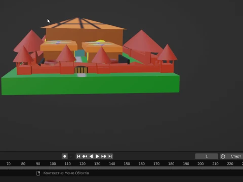 Fortress Meriz 3D Model
