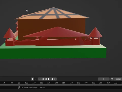 Fortress Meriz 3D Model