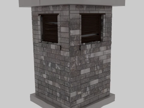 Ventilation structure Model 3D