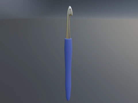 Crochet Hook Realistic 3Dモデル