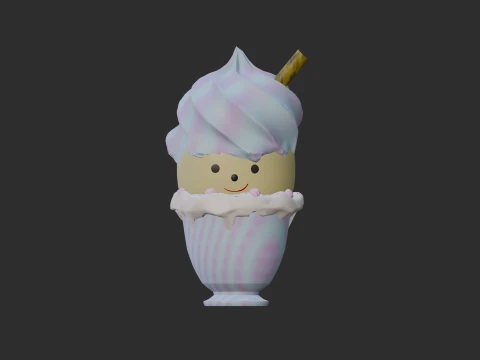 Mr PippoIceCream 3D Model