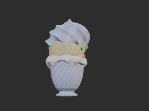 Mr PippoIceCream 3D Model