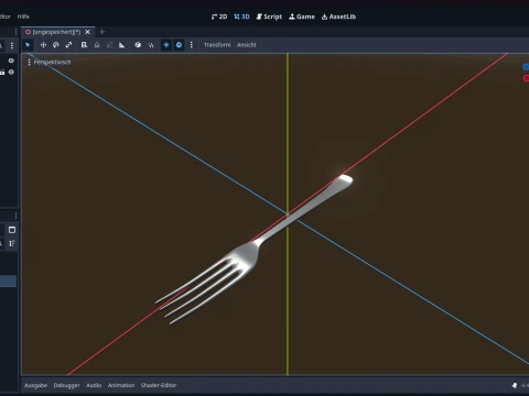 Garfo de jantar Modelo 3D
