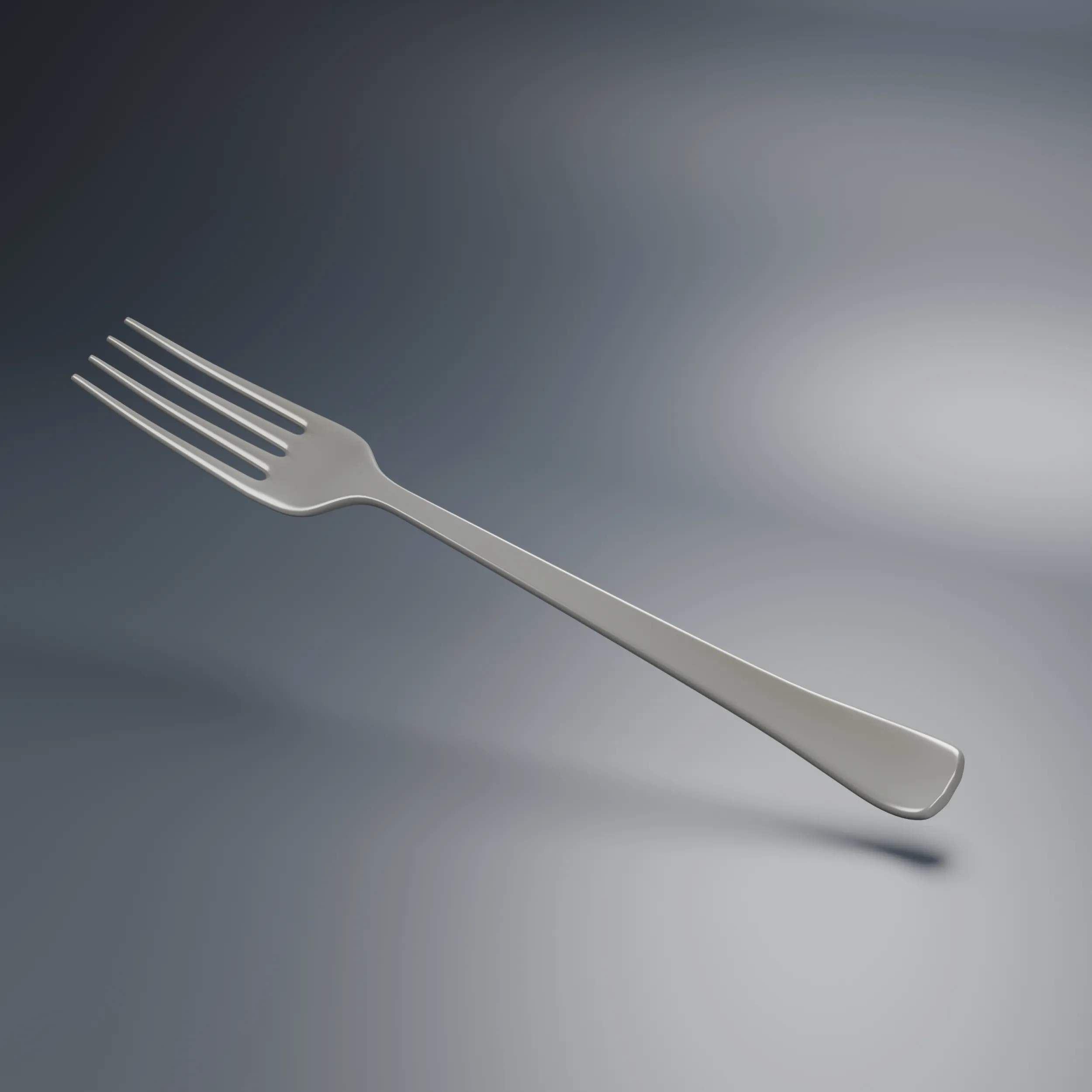 Dining Forkl 3D Model .c4d .max .obj .3ds .fbx .stl .blend 