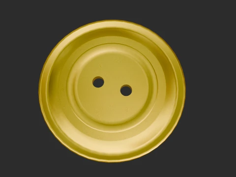 4 Color 2 Hole Button Set 3D Model