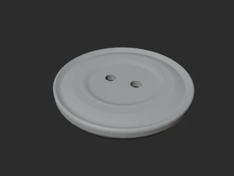 4 Color 2 Hole Button Set 3D Model