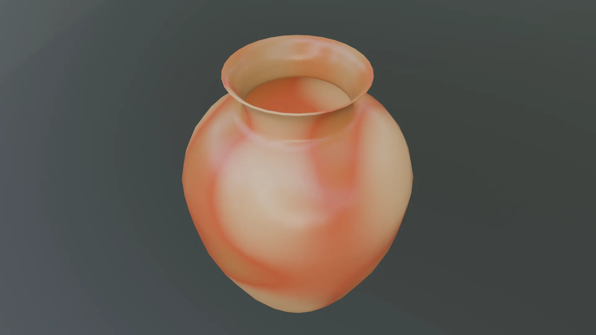 Sunset Decorative Ceramic Vase 3D Model .c4d .max .obj .3ds .fbx .stl .blend 