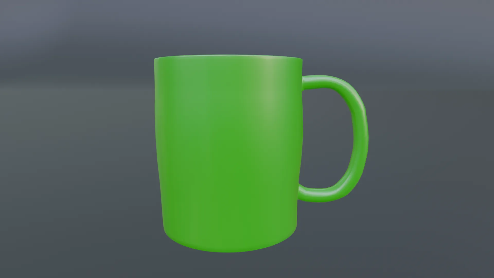 Green Ceramic Mug Game Ready 3D Model .c4d .max .obj .3ds .fbx .stl .blend
