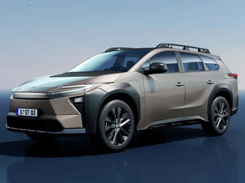 Toyota bZ4X Touring 2026 with interior 3D Model