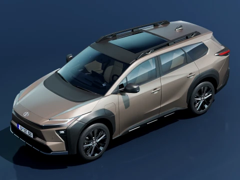 Toyota bZ4X Touring 2026 with interior 3D Model