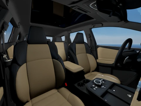 Toyota bZ4X Touring 2026 with interior 3D Model