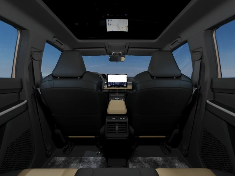 Toyota bZ4X Touring 2026 with interior 3D Model