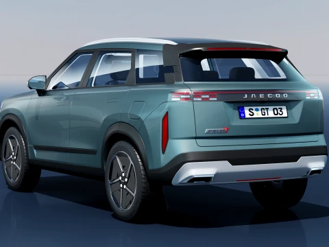 Jaecoo 7 2025 with interior 3D Model