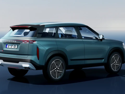 Jaecoo 7 2025 with interior 3D Model
