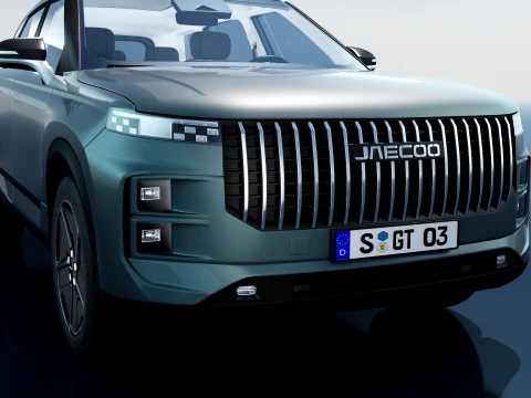 Jaecoo 7 2025 with interior 3D Model