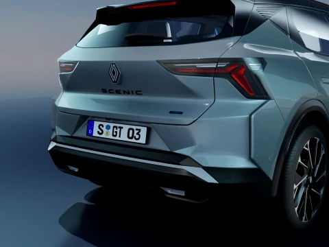 Renault Scenic E-Tech 2025 with interior 3D Model
