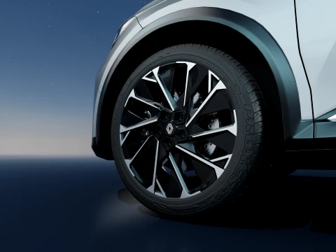 Renault Scenic E-Tech 2025 with interior 3D Model