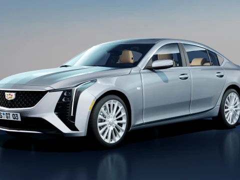 Cadillac CT5 2025 with interior 3D Model