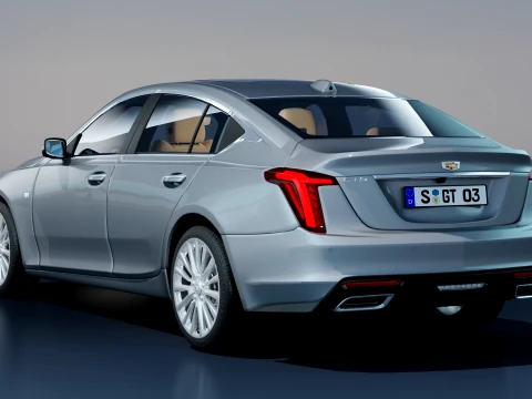 Cadillac CT5 2025 with interior 3D Model