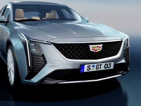 Cadillac CT5 2025 with interior 3D Model