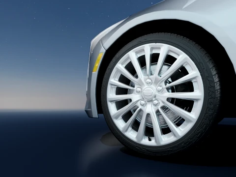 Cadillac CT5 2025 with interior 3D Model