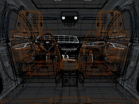 Cadillac CT5 2025 with interior 3D Model
