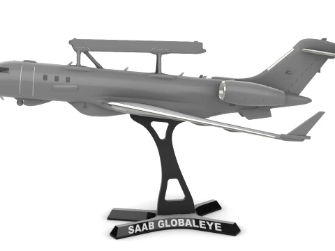 SAAB GlobalEye AEWC 3D Print Model