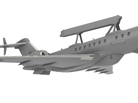 SAAB GlobalEye AEWC 3D Print Model