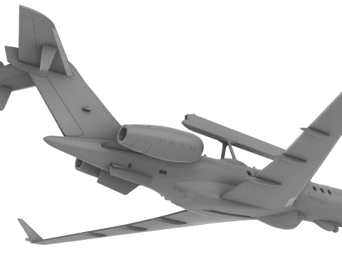 SAAB GlobalEye AEWC 3D Print Model